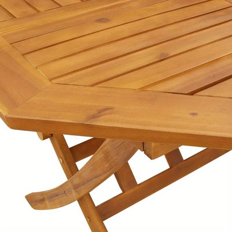 Opvouwbare Tuin- En Picknicktafel – Tuintafel - Opvouwbare Tafel – Kampeertafel – Buitentafel – Acaciahout – Compact – Draagbaar – 110 X 75 Cm