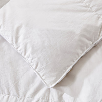 1pc Premium Down Duvet Filled With 90% Down And 10% Feather, Natural 100% Cotton Duvet Insert For All Seasons, Super Soft And Friendly To Skin, Bed Comforter Suitable For Home And Hotel (White, 135x200cm/155x220cm/ 200x200cm/