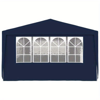 Professionele Partytent – Feesttent – Evenemententent – Tuintent – Buitenluifel – Blauw – 4x9 Meter – Waterafstotend Polyester 90 g/m²