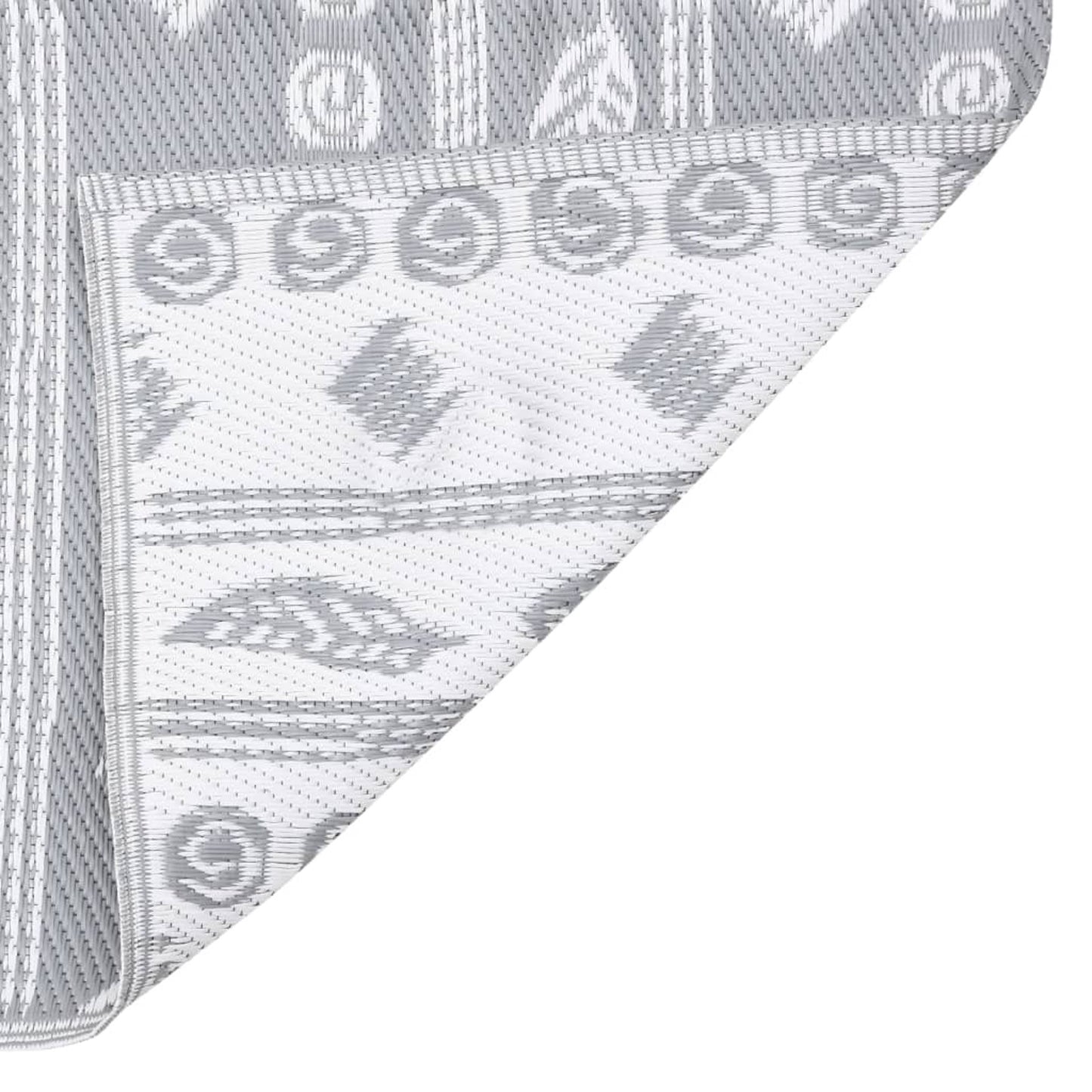 Buitenkleed – Tuinkleed – Buitentapijt – Balkonkleed – Vloerkleed – Weerbestendig – 120x180 cm – Duurzaam polypropyleen – Geometrisch patroon – Makkelijk schoon te maken – Handwas