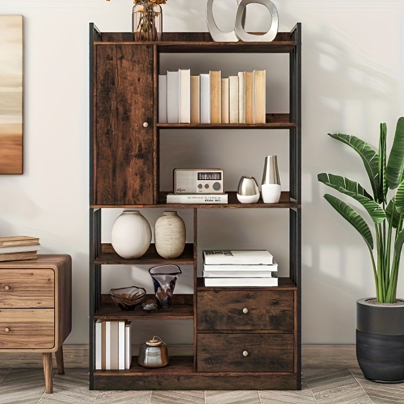 Boekenkast – Boekenrek – Opbergkast – Vakkenkast – Kast – Duurzaam Bamboe – Compact Verticaal Design