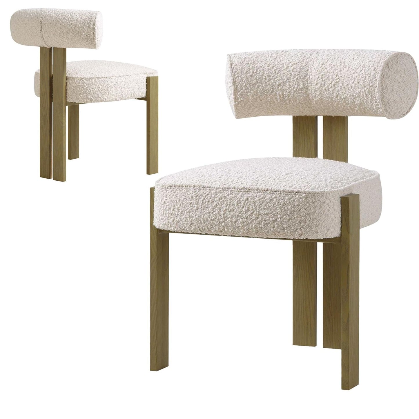 1pc Modern Upholstered Dining Chair with Microfiber & Frame - Easy-Clean Kitchen or Living Room Chair, Manual Adjustment, Classic Style (Suitable for Dining Table,)