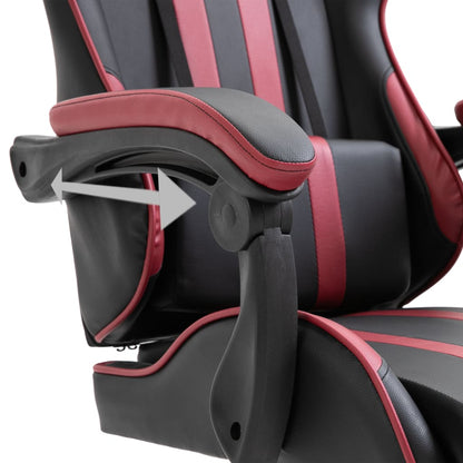 Gamingstoel – Gamestoel – Gaming Chair – Game Stoel – Bureaustoel – Verstelbare Rugleuning – Ergonomische Rode Kunstleer Vulling