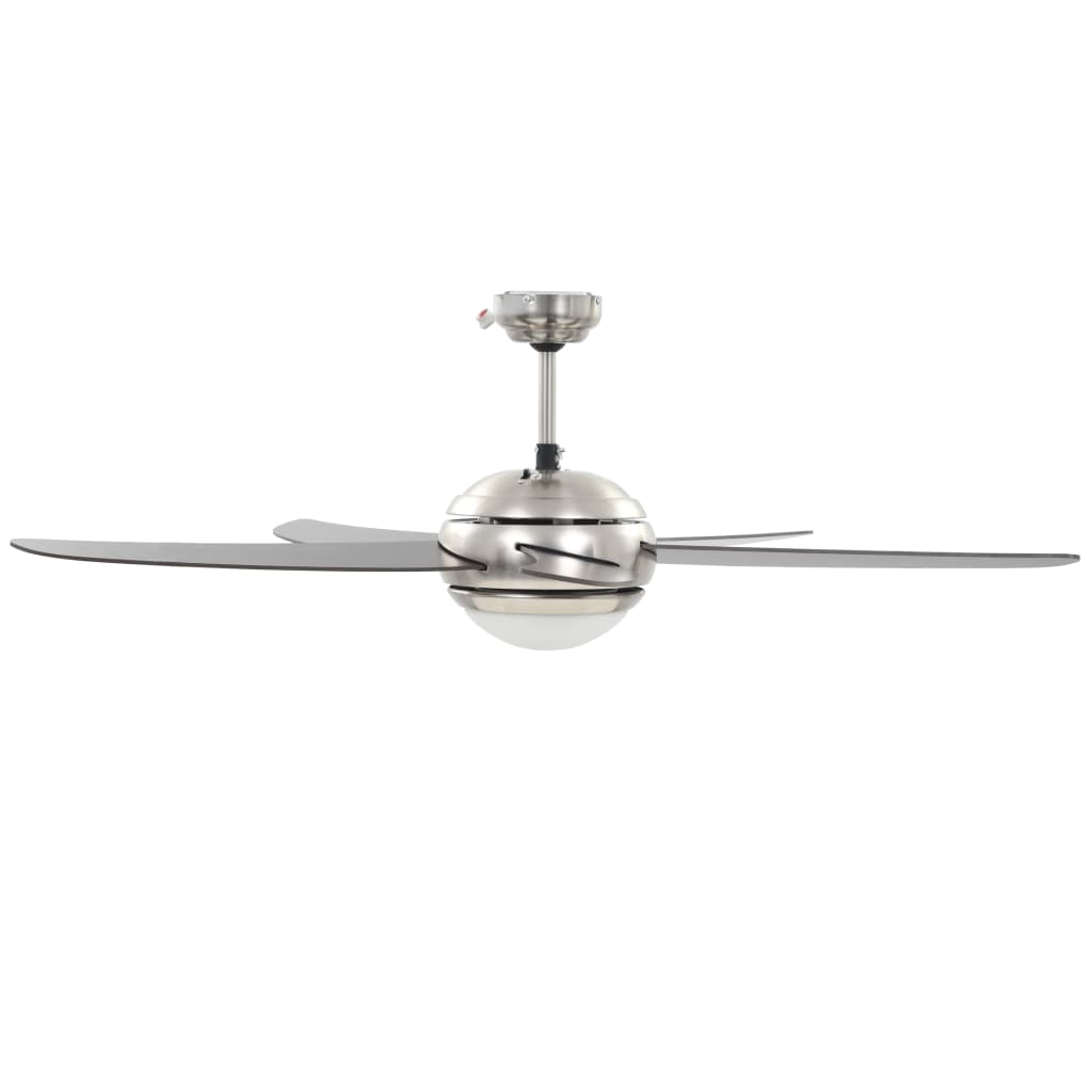 Plafondventilator – Ventilatorlamp – Plafondlamp met Ventilator – Verkoeling – Witte Variant – Ø128 cm – Afstandsbediening met 3 Snelheden