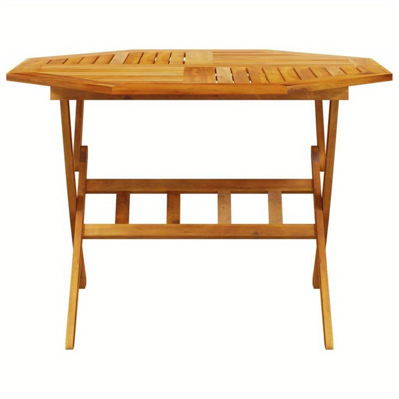 Opvouwbare Tuin- En Picknicktafel – Tuintafel - Opvouwbare Tafel – Kampeertafel – Buitentafel – Acaciahout – Compact – Draagbaar – 110 X 75 Cm