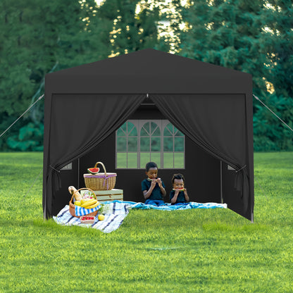 Partytent – Tuinpaviljoen – Feesttent – Evenemententent – Tuintent – Waterafstotend – Met Zijpanelen – 3x3m / 3x6m / 3x9m – Stabiel Stalen Frame