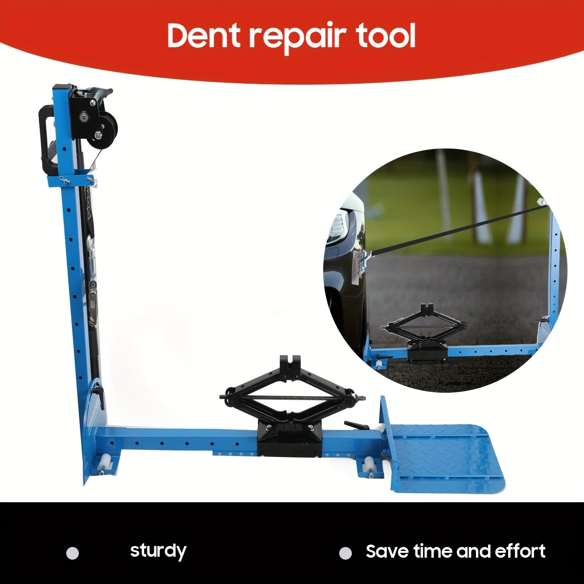 Deukentrekker – Deukverwijderaar – Uitdeuker – Auto Reparatie Set – Auto Deuk Remover – 600 kg Trekvermogen – Verstelbare Hoogte 100-920 mm