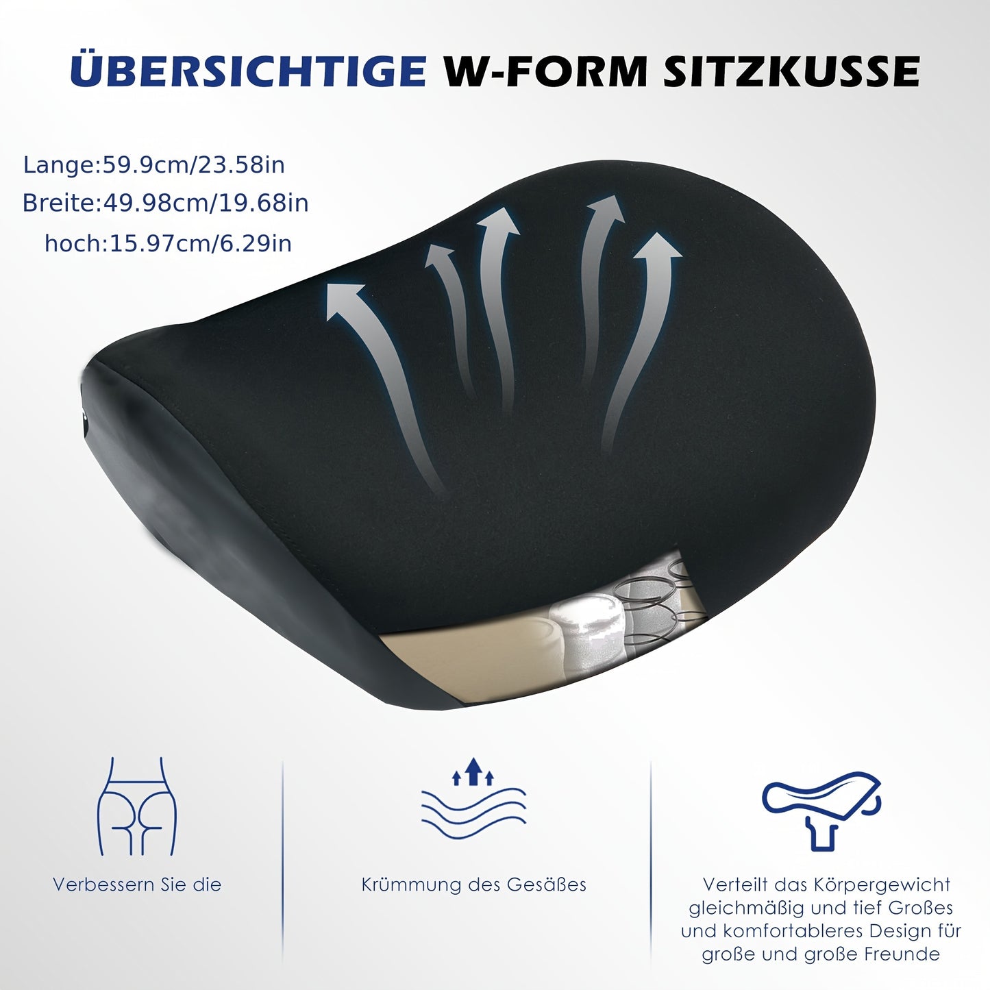 Ergonomische Bureaustoel – Kantoorstoel – Bureaustoel Voor Lange Mensen – Werkstoel – Draaistoel – 4D Verstelbare Armleuningen – Ademend Mesh Rugleuning – Lendensteun & Hoofdbestand – Kantelbaar 120° – Verstelbare Hoogte – Zwarte Metalen Basis
