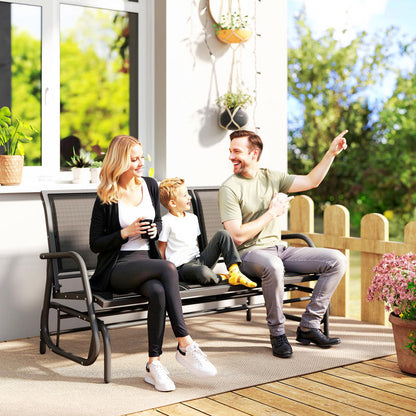 Tuinmeubelset – Bistroset – Tuinset – Buitenmeubilair – Terrasmeubilair – Duurzaam Metalen Frame – Comfortabele Schommelstoelen