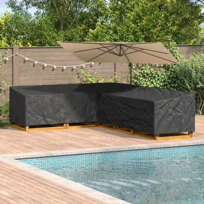Outdoor Cover – Tuinhoes – Beschermingshoes – Meubelhoes – Canopy – 600D Oxford Stof – 355x275x80 cm – Scheurvast – Stevige Constructie