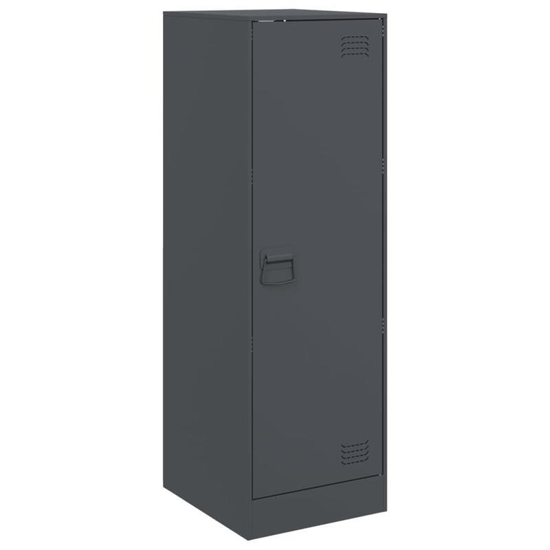 Anthracite Sideboard 34.5x39x107cm in Steel Removable and practical
