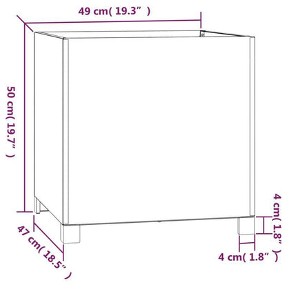 Bloemenstandaard – Plantenrek – Plantenhouder – Bloemenrek – Plantenstandaard Marrone – Cortenstaal Roestkleurig – Stevig en Weerbestendig – 49x47x50 cm Lichtgewicht