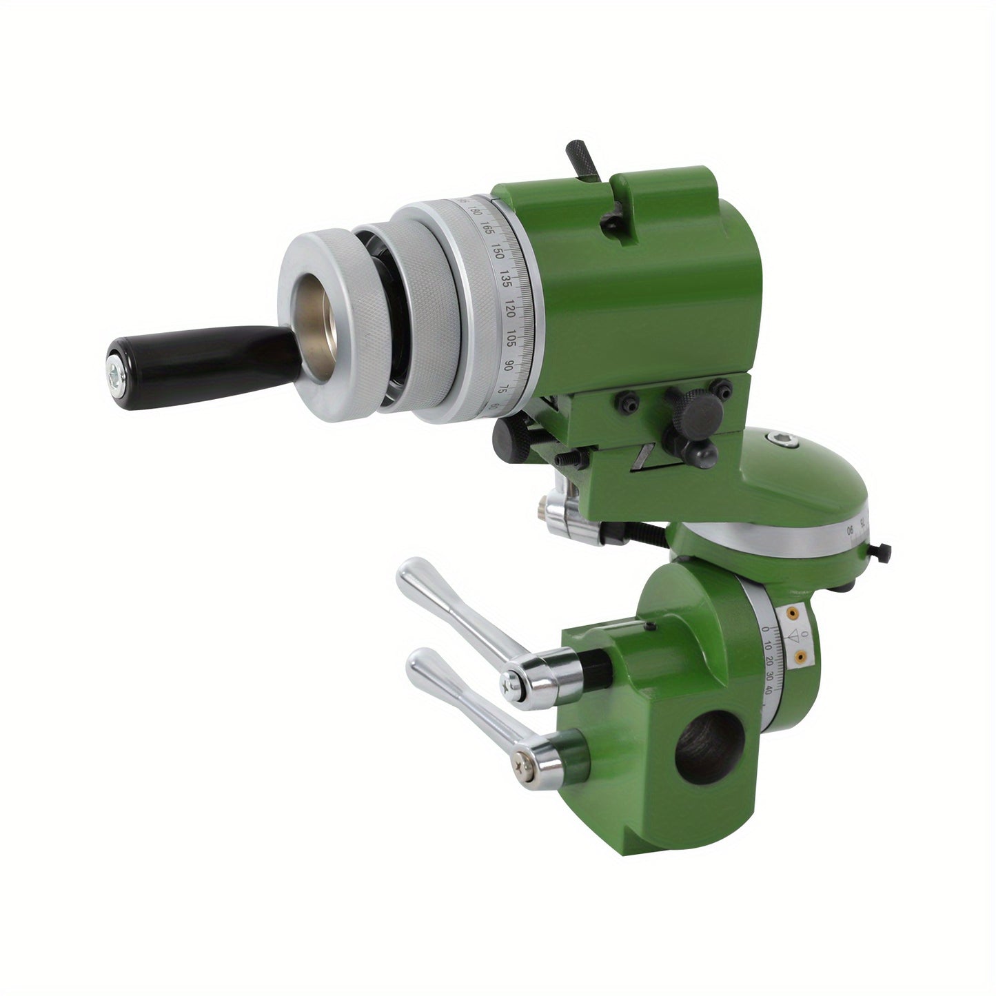 Slijpsteenhouder – Slijperhouder – Haakse Slijperhouder – Slijpmachine Houder – Draaibank Houder – Universeel – IJzeren Behuizing – 25 Mm Fijne Afstelling – Groen