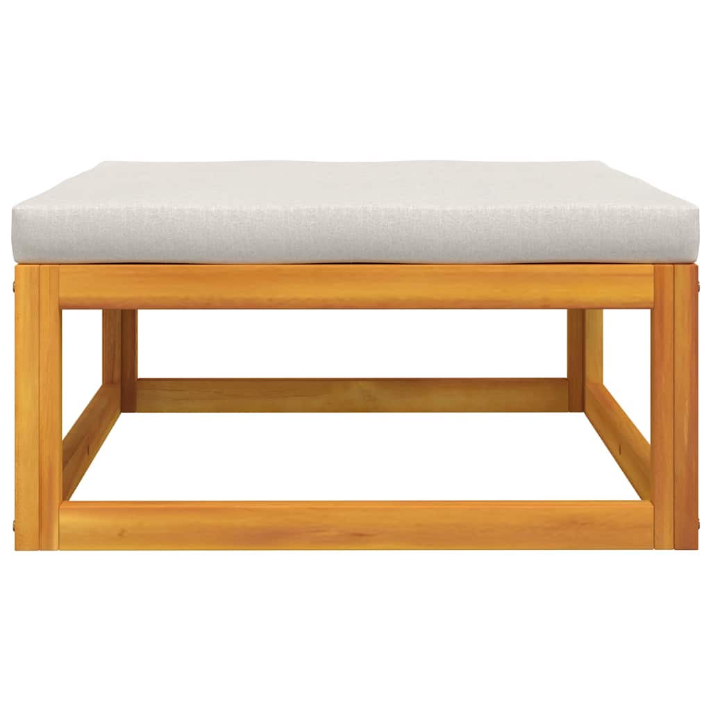 3-Delige Acacia Loungeset – Tuinmeubilair – Buitenbank – Loungeset Balkon – Massief Acaciahout – Dikke Kussens