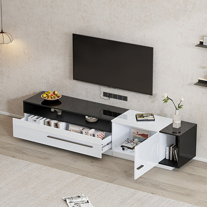 tv-meubel – tv-kast – tv-dressoir – tv-lade kast – tv-bord – Hoogglans Afwerking – Geschikt Voor Tv’s Tot 70 Inch