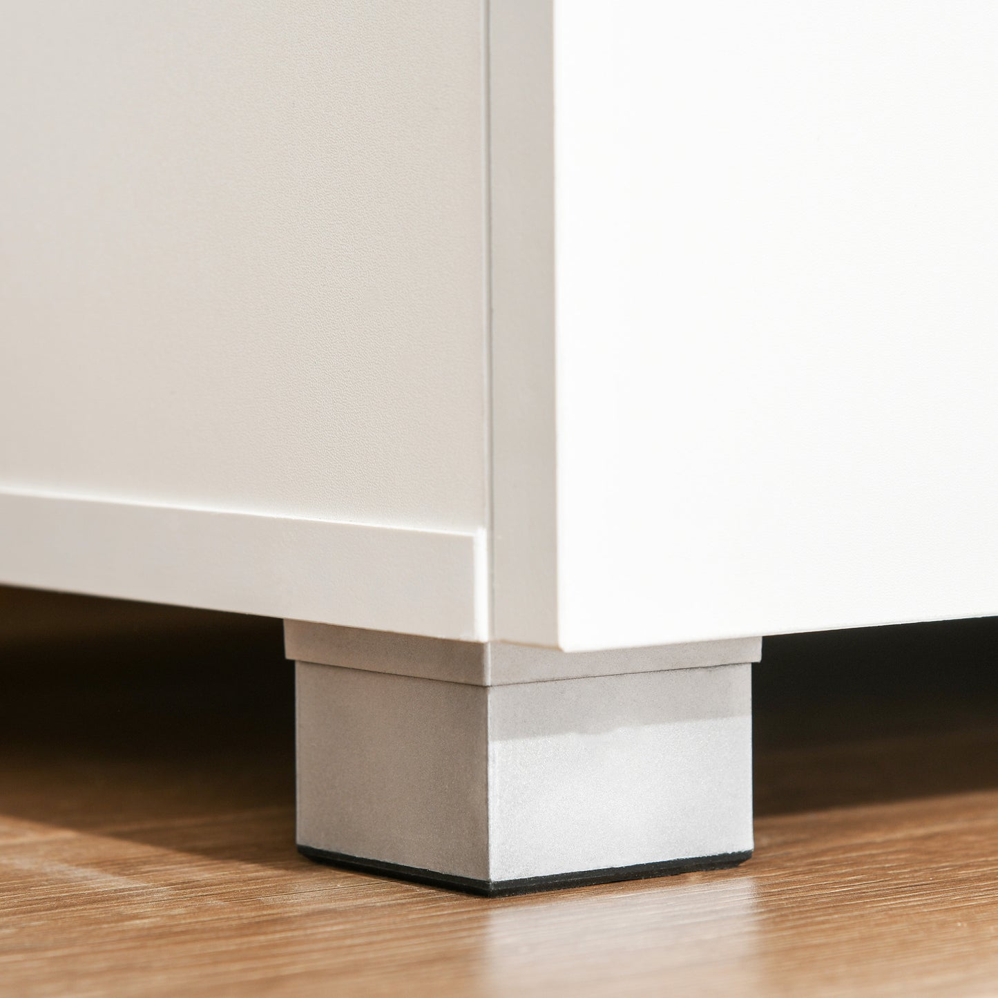 Microwavekast – Keukenkast – Opbergkast – Buffetkast – Keukenmeubel – 90x40x120 cm – Wit Hout met Schuiflade