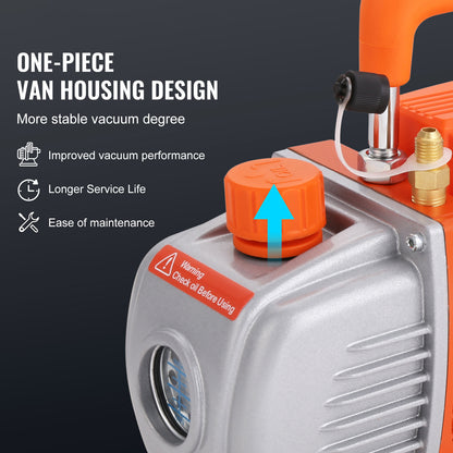 Vacuümkamer – Vakuumkamer – Ontgassingskamer – Vacuümpomp – Verpakkingsmachine – 3 Gallon Capaciteit – 3,5 CFM Enkeltraps Pomp