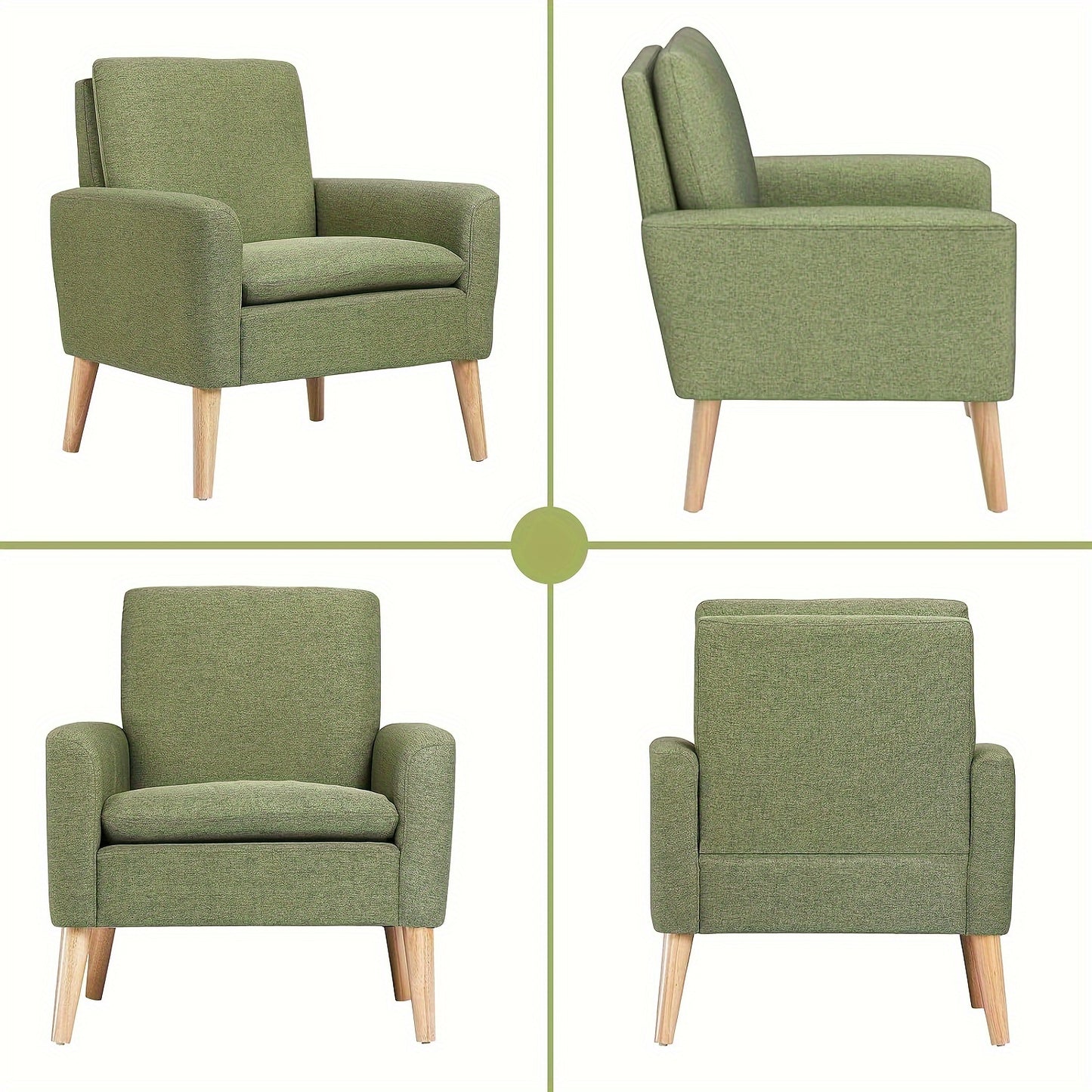Fauteuil – Zetel – Stoel – Loungefauteuil – Armstoel – Ergonomisch Ontwerp – Massief Houten Frame