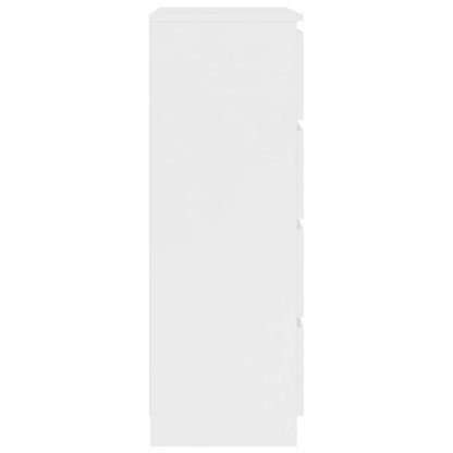 Opbergkast – Opbergmeubel – Kast – Dressoir – Witte Kast – Afsluitbaar – Duurzaam Gelamineerd Hout 60x35x98,5 cm