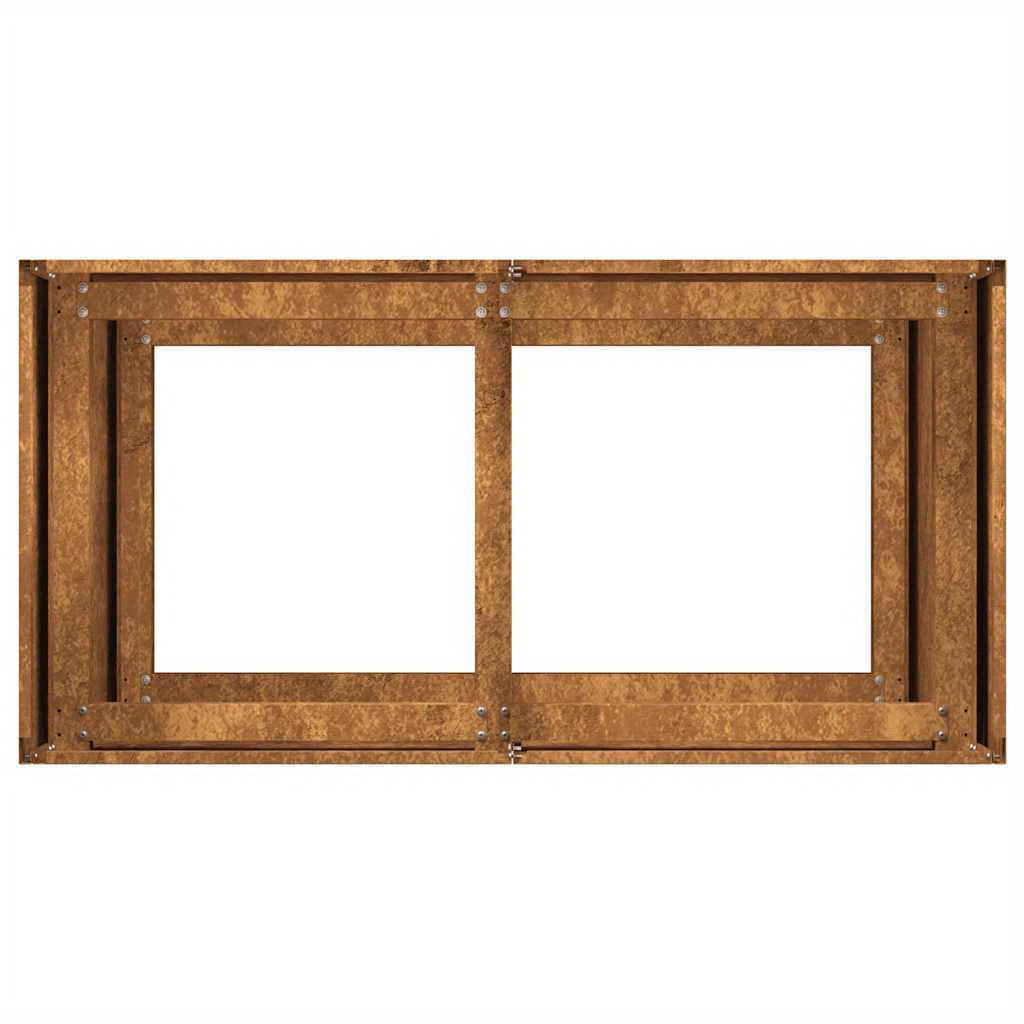 Plantenbak – Bloembak – Plantenhouder – Bloempot – Tuinbak – Weerbestendig Staal – Afmeting 80x40x80 cm