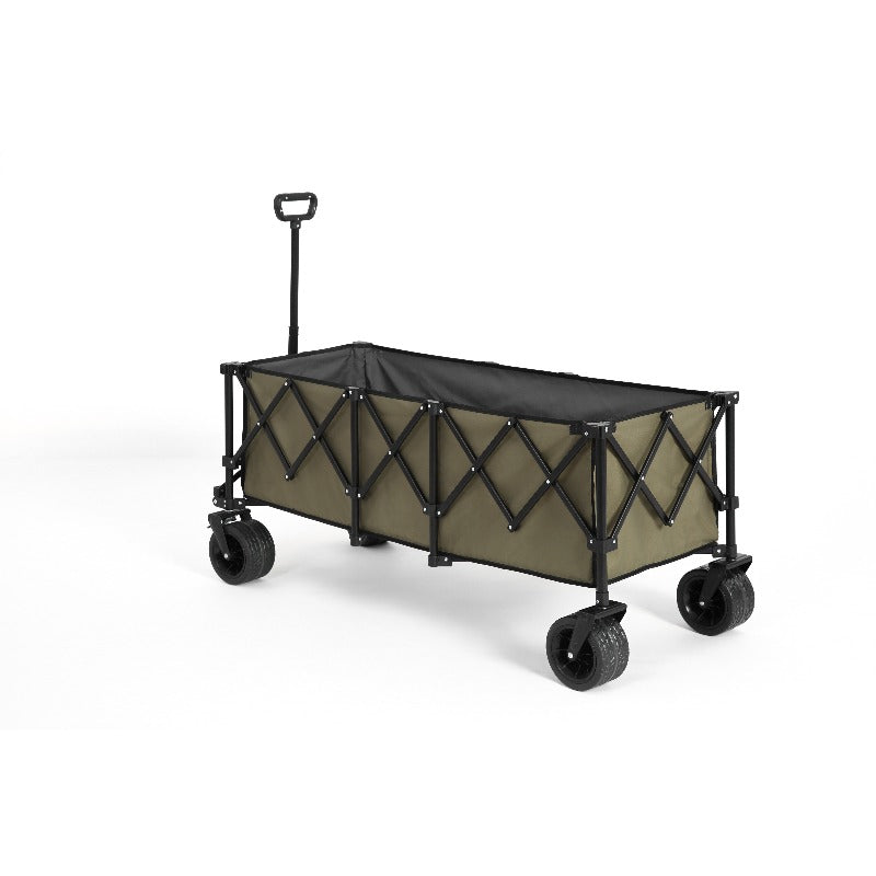 Inklapbare Transportwagen – Vouwkar – Tuinkar – Strandwagen – Laadwagen – 300 Liter Inhoud – Zware Last Tot 99,79 KG
