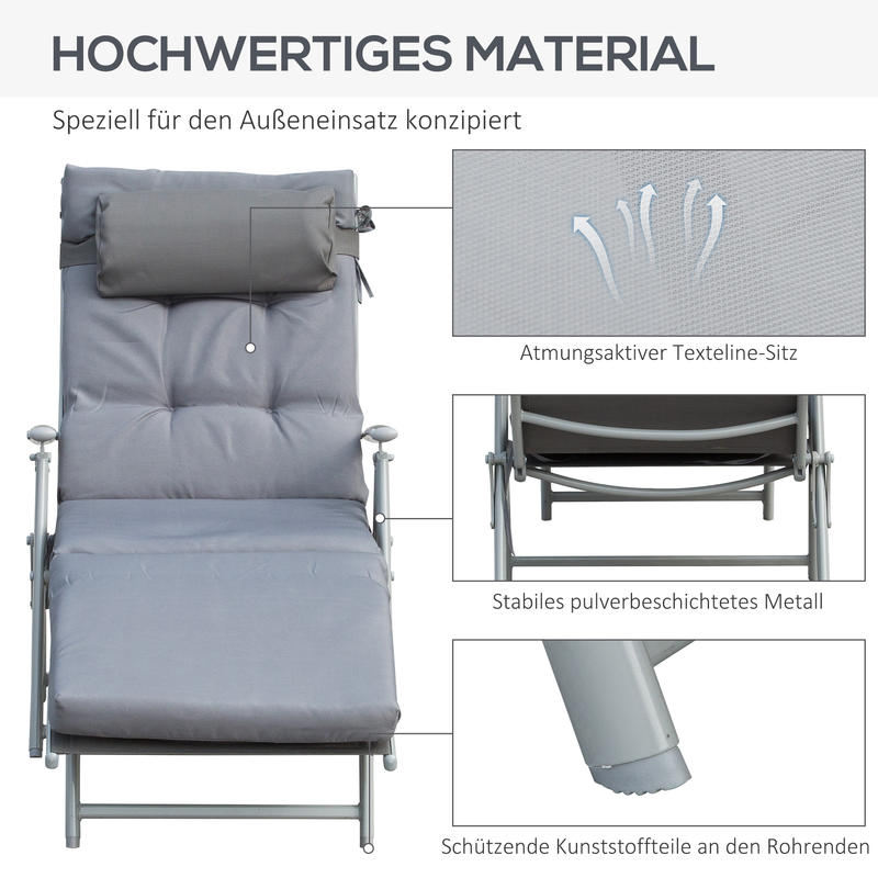 Outdoor Bistro Set – Tuinset – Balkonmeubilair – Terrasmeubilair – Buitenmeubilair – Duurzaam Metalen Frame – Onderhoudsvriendelijk Kunststof Tafelblad – Model 84B-184V01GY