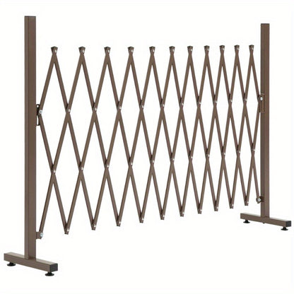 Verstelbare Hekkenbarrière – Tuinafscheiding – Veiligheidshek – Uitbreidbaar Hek – Balkonhek – Aluminium Frame – Verstelbare Breedte 35-300 cm – Hoogte 103,5 cm