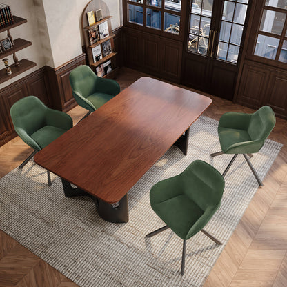 Draaibare Eetkamerstoel – Eetstoel – Stoel – Caféstoel – Restaurantstoel – Set Van 2 – Ergonomisch Design – Hoogwaardige Polyester Bekleding