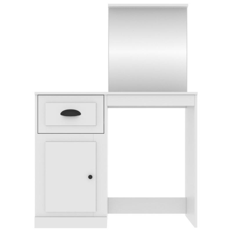 Dressing table met mirror 90x50x132.5cm edited wood wit