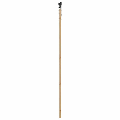 Schuifdeur – Schuifpaneel – Deurpaneel – Raumdeursysteem – Kastenwanddeur – Bruin Houten Paneel – Metaal Frame – 78x232 cm – Ruimtebesparend Design – Geruisloos Railsysteem