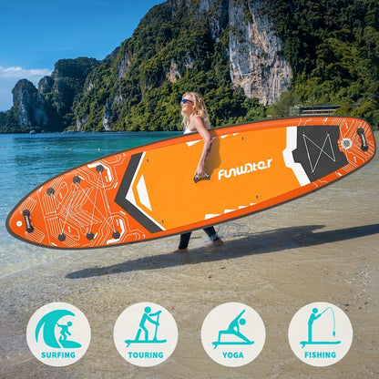Paddleboard – SUP Board – Stand Up Paddle – Inflatable Board – Opblaasbaar Paddleboard – Cyber Oranje – Duurzaam PVC – Lichtgewicht Design