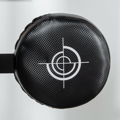 SPORTNOW Height-adjustable punching ball, 360° rotatable, including boxing bandages, black, 80.5 x 48 x 163-205cm