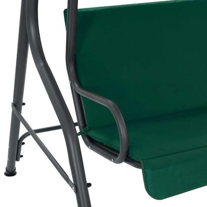 Schommelstoel – Schommelbank – Tuinbank – Rocking Chair – Green Garden Swing Bench – Comfortabele Stof – Groot Formaat 170x110x153 cm