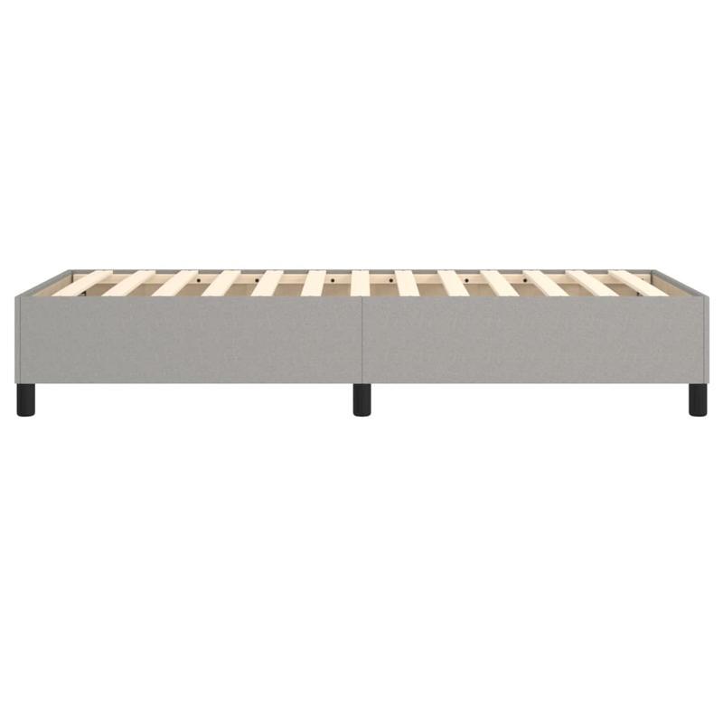 Bed frame without Mattress Grigio Chiaro 80x200cm Tissue Practical, removable, suitable for all seasons, Spacesaving Bed, Versatile Bedding, Stylish Bed Frame, Modern Bedroom, Easy Assembly, Lightweight Construction, Slatted