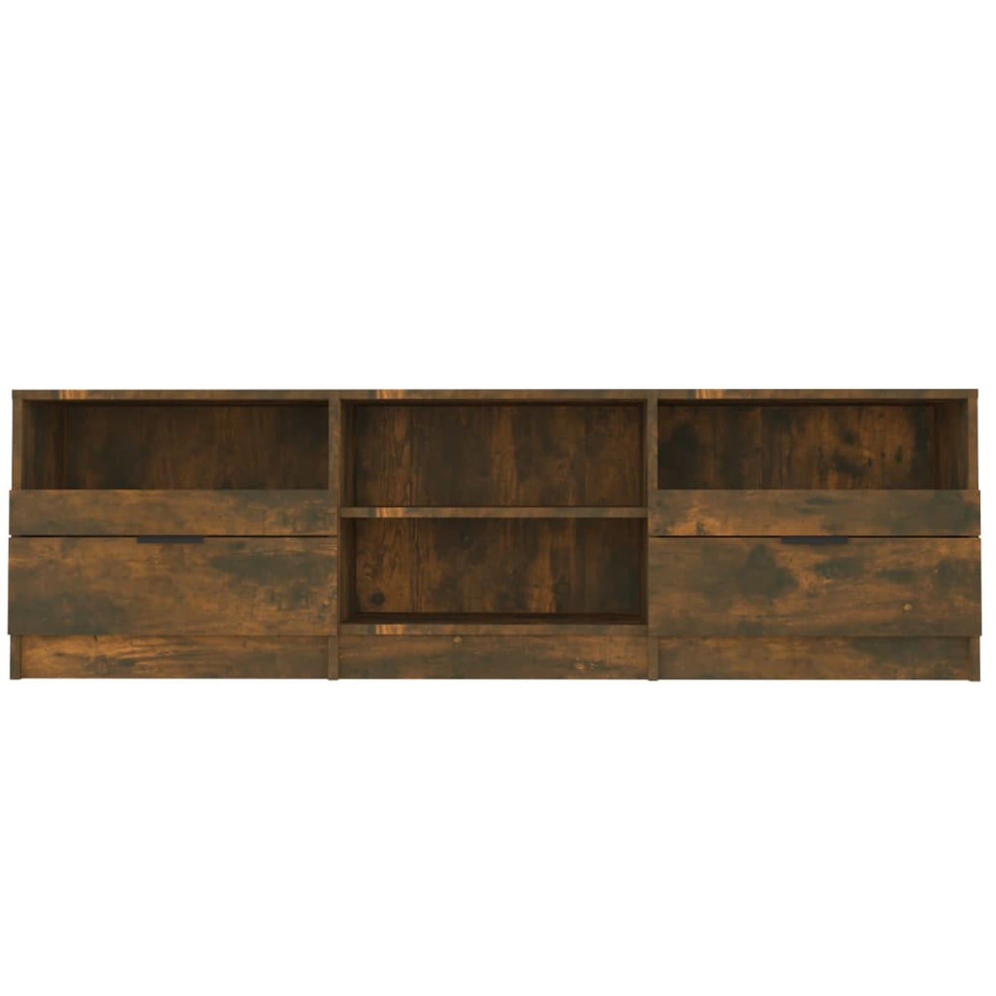 TV-kast – TV-meubel – TV-standaard – Mediameubel – Entertainmentkast – Gerookt Eiken – 150x33,5x45 cm – Duurzaam Gemonteerd Hout