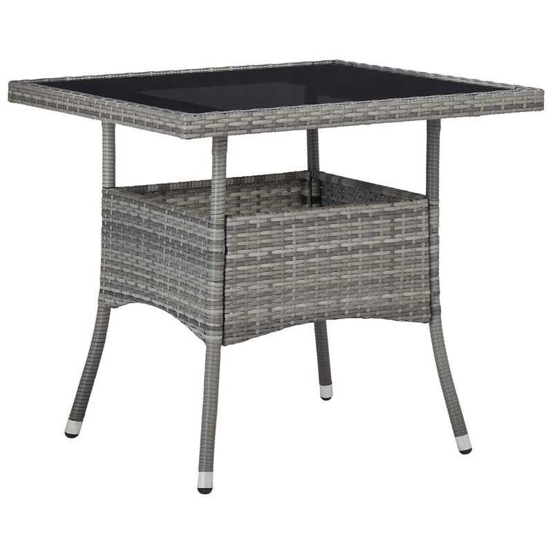Outdoor Eettafel – Tuinmeubel – Campingtafel – Balkon Tafel – Compact Tafel – Lichtgewicht & Draagbaar – Stevige Poten – Modern Grijs