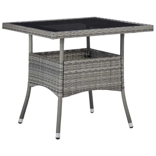 Outdoor Eettafel – Tuinmeubel – Campingtafel – Balkon Tafel – Compact Tafel – Lichtgewicht & Draagbaar – Stevige Poten – Modern Grijs