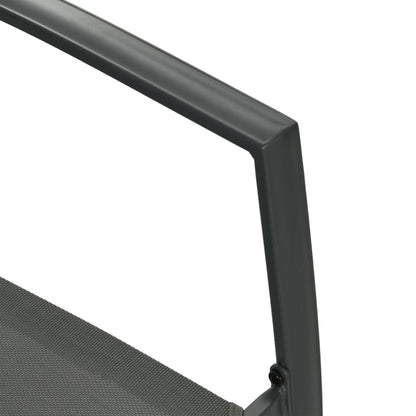 Tuinset – Tuinmeubelset – Buitenmeubels – Tuinmeubilair – Terrasset – Grijs – Weerbestendig – Ruime Tafel 150x87x72 cm