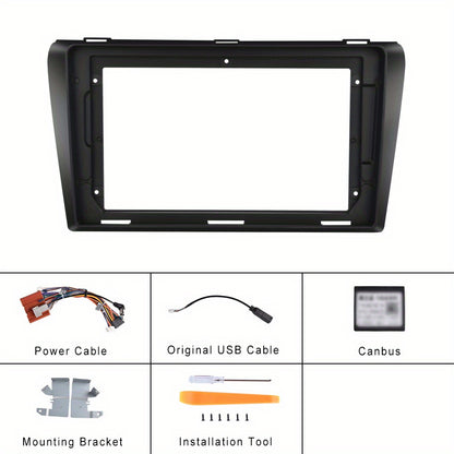 Android Autoradio – Auto Radio Multimedia Speler – Navigatiesysteem – Touchscreen Headunit – Met Achteruitrijcamera – 9-Inch 1280P IPS – Draadloze CarPlay & Android Auto