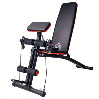 Fitnessbank – Halterbank – Trainingsbank – Bench Press Bank – Buikspierbank – Verstelbaar – Inklapbaar – Max 120 kg – Ergonomisch Comfort