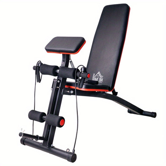 Fitnessbank – Halterbank – Trainingsbank – Bench Press Bank – Buikspierbank – Verstelbaar – Inklapbaar – Max 120 kg – Ergonomisch Comfort