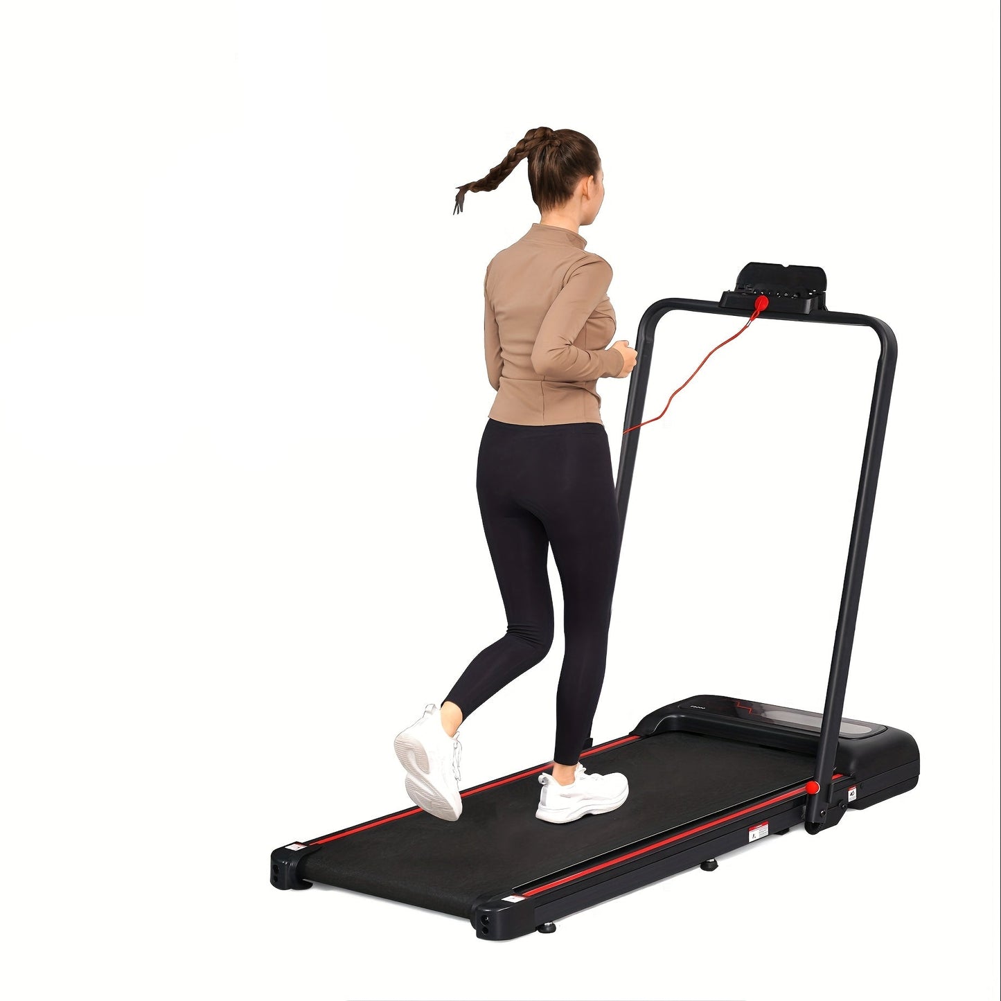Elektrische Loopband – Inklapbare Loopband – Fitnessapparaat – Hardloopband – Wandelband – 2-in-1 Trainingsmodus 1-12 km/u – Compact en Stil met Afstandsbediening