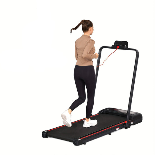 Elektrische Loopband – Inklapbare Loopband – Fitnessapparaat – Hardloopband – Wandelband – 2-in-1 Trainingsmodus 1-12 km/u – Compact en Stil met Afstandsbediening