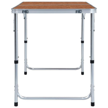 Campingtafel – Inklapbare Tafel – Picknicktafel – Kampeertafel – Lichtgewicht Aluminium – Verstelbare Hoogte – Draagvermogen 50 Kg