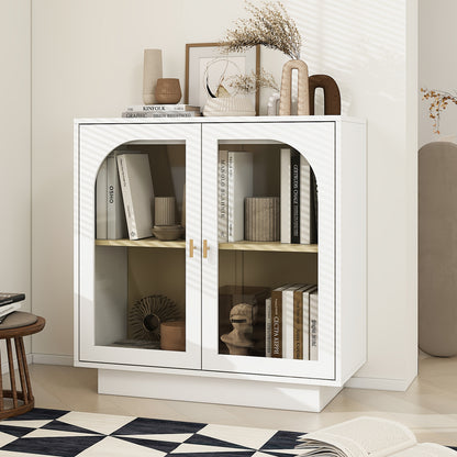 Kast – Kledingkast – Opbergkast – Garderobekast – Kledingkast Wit Twee-Deurs – 80 cm Breed – Duurzaam Hout – Vrijstaand Classic Design