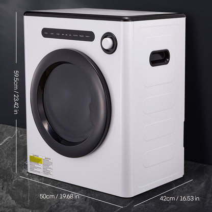Wasdroger – Tumble Dryer – Ventilatiedroger – Droogkast – Compacte Droger – 4 kg – 6 Automatische Programma’s – Smart Drying System – Dubbele Temperatuurbeveiliging – Stapelbaar