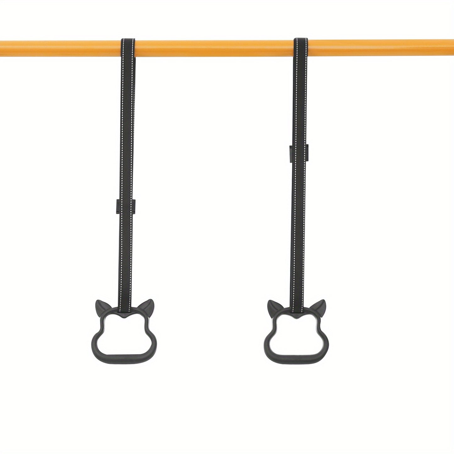 Pull-Up Station – Rekstok – Optrekstang – Fitnessstation – Trainingsrek – Zwart+Geel – Verstelbare Hoogte Tot 215 cm – Duurzaam Koolstofstaal