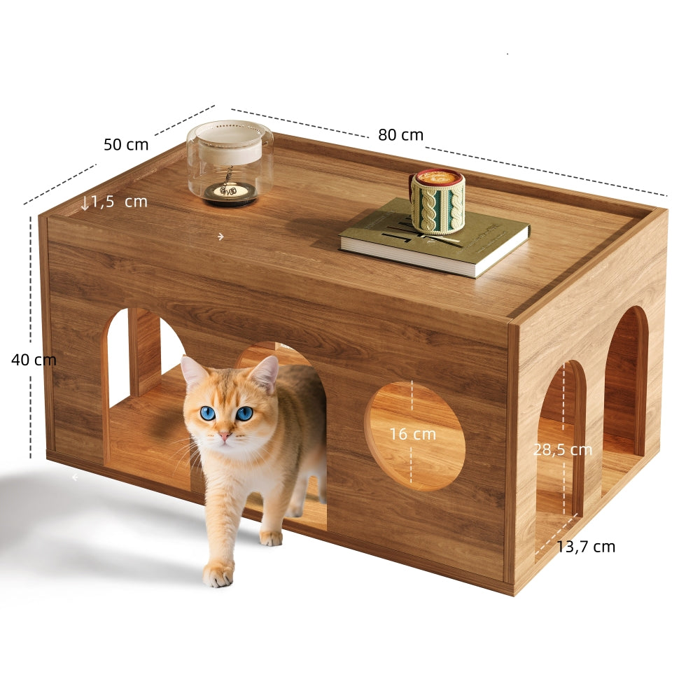 Two-Piece TV Stand and Coffee Table Set | Multi-Functional Swivel TV Stand, Walnut Finish, Metal Construction, Mixed Colors