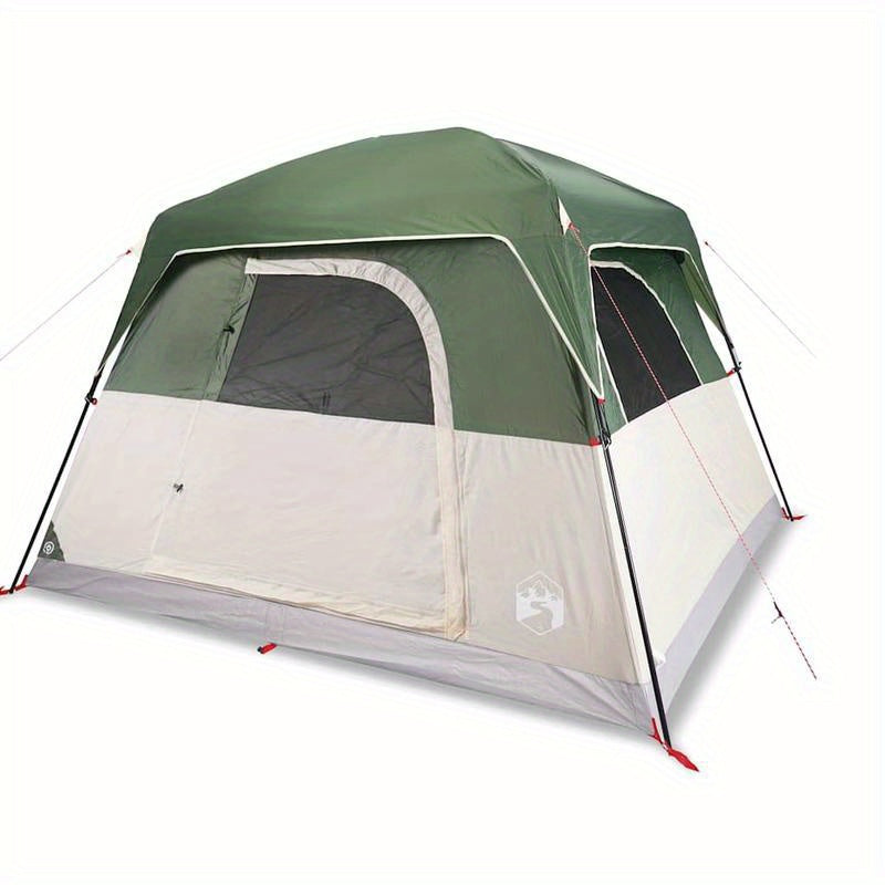 Toilettent – Campingtent – Outdoor Tent – Vistent – Kampeertent – Groen – Waterbestendig PU-PE Materiaal – Stevig Stalen Frame – 4 Personen