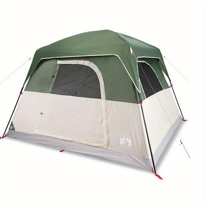 Toilettent – Campingtent – Outdoor Tent – Vistent – Kampeertent – Groen – Waterbestendig PU-PE Materiaal – Stevig Stalen Frame – 4 Personen